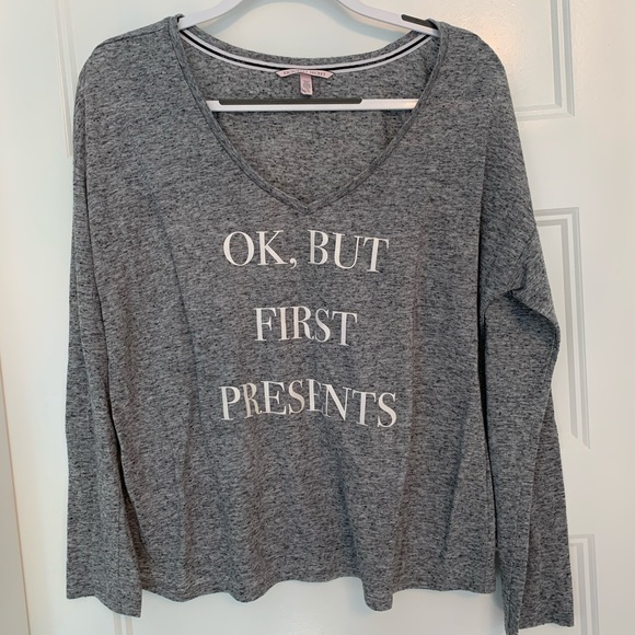 Victoria's Secret Tops - Victoria’s Secret Grey Shirt